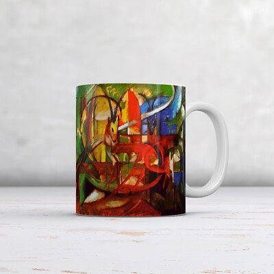 Kunstdruck Tasse Franz Marc : Gazellen - Kaffeetasse