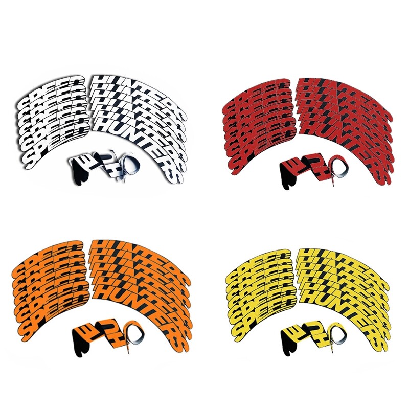 16 Pcs Cool Reflective Sticker Speed Hunters Stripe Decal Scooter eBay