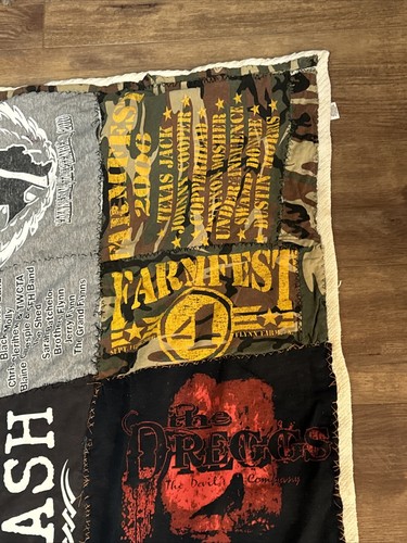 Concert / Festival T Shirt QUILT Led Zeppelin - George Strait - Farmfest 87x49 - Picture 16 of 24