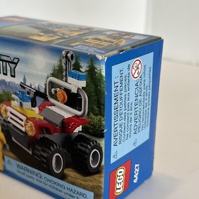 LEGO CITY Forest Fire ATV Truck Fireman Fighter Minifigure Set New Retired 4427