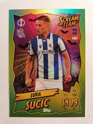 Topps Match Attax Champions League 2024-25 St 7 Scream Team Luka Sucic Sociedad