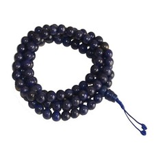8mm Lapis Lazuli 108 Beads Mala Necklace 
