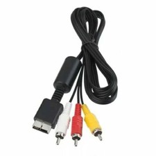 PlayStation 3 PS3 PS2 PS1 AV Audio Video Cable Cord Console System Composite RCA