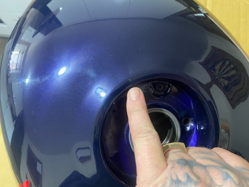 HONDA CBR929 RR CBR 929 FIREBLADE Fuel Petrol Tank 2000 2001 Models BLUE (8) - Picture 21 of 24