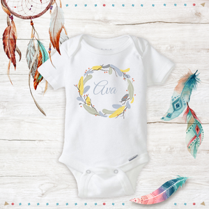 feather baby clothes