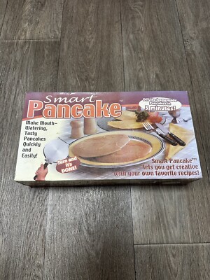Vintage Smart Pancake Omelett Lachs Steak Friteuse mit Zubehör Neu im Karton