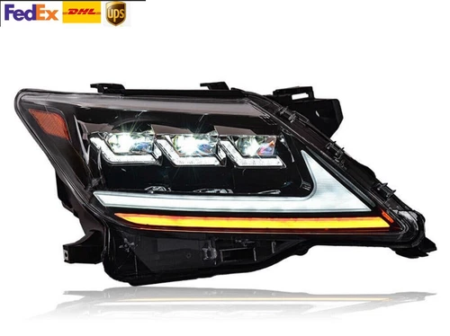 For Lexus LX570 2007-2015 LED Headlight DRL Sequential Signal LED Low/High Beam - Picture 2 of 14