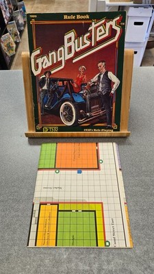 GANGBUSTERS TSR 1920'S ROLE PLAYING ADVENTURE GAME 1ST EDITION WITH MAP 1982