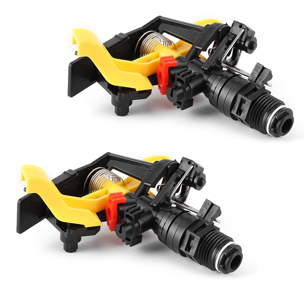 2Pcs Male Thread G1/2 Garden Lawn Rotating Irrigation Sprinkler Watering JY.