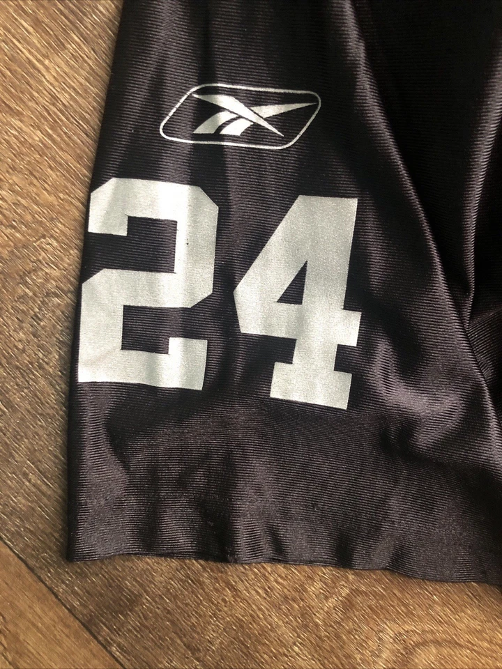 锐步奥克兰突袭者队查尔斯伍德森球衣错误未完成罕见完整 — 第 3/4 张图片