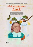 Meines Herzens Lust! | Fabian Vogt | Deutsch | Taschenbuch | 24 S. | 2026