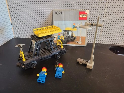 Vintage Lego 7821 Maintance Train Carriage Set (With Instructions)