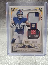 Panini 2025 National Treasures Cam Skattebo #11 Rookie Patch /10 Giants NFL