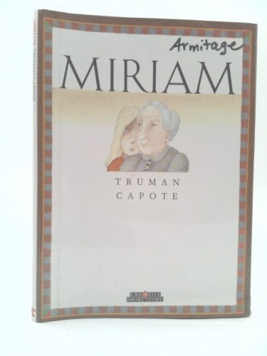 Miriam: A Classic Story of Loneliness by Truman Capote - Picture 1 of 4