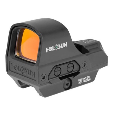 510C Series Multi-Reticle 2 MOA Dot & 65 MOA Circle Open Reflex Sight - Solar...
