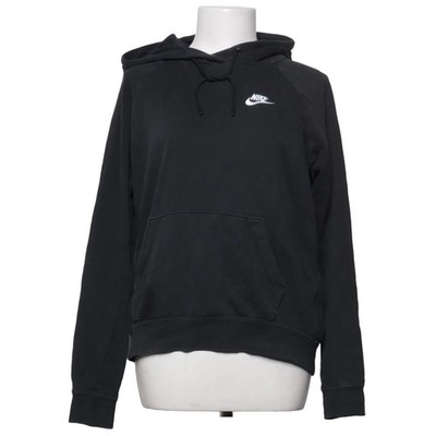 Nike, Kapuzenpullover, Größe: S, Schwarz, Baumwolle/Polyester, Einfarbig #BcY