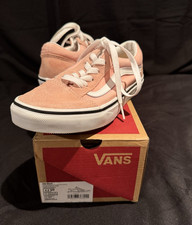 VANS Old Skool Pink Suede Low Top Lace-Up Sneakers Unisex Kids US 4.5