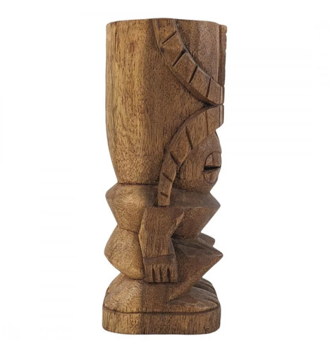 Tiki Lono Polynésien en bois de Suar 20cm - Bild 4 von 5