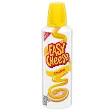 Cheddar Cheese Easy Cheese Snack, 8 oz Can