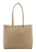 Fredsbruder Take All You Need Shopper Shopper Tasche Dark Cream Beige Neu