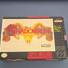 Shadowrun SNES (Super Nintendo) NTSC-U/C 1993 Complete CIB W/Manual & Poster