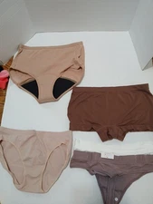 (5) Assortment Of Brands, Styles Of Womens Size LARGE Underwear/panties NEW 