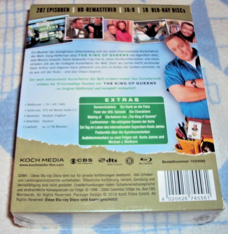 The King of Queens - Die komplette Serie - Queens Box NEU OVP  18 Blu-Ray´s - Bild 2 von 2