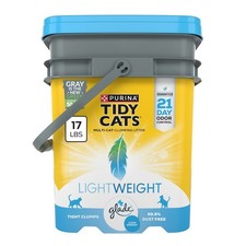 Purina Tidy Cats LightWeight Clumping Cat Litter, Glade Clear Springs Scent 17lb