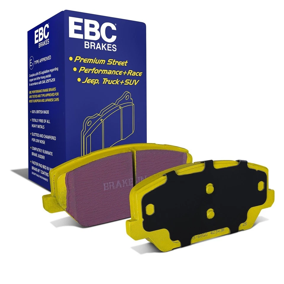 Kit De Plaquettes De Frein Sportives EBC YellowStuff Pour Hyundai i30N Kona 2.0 - Photo 1/4