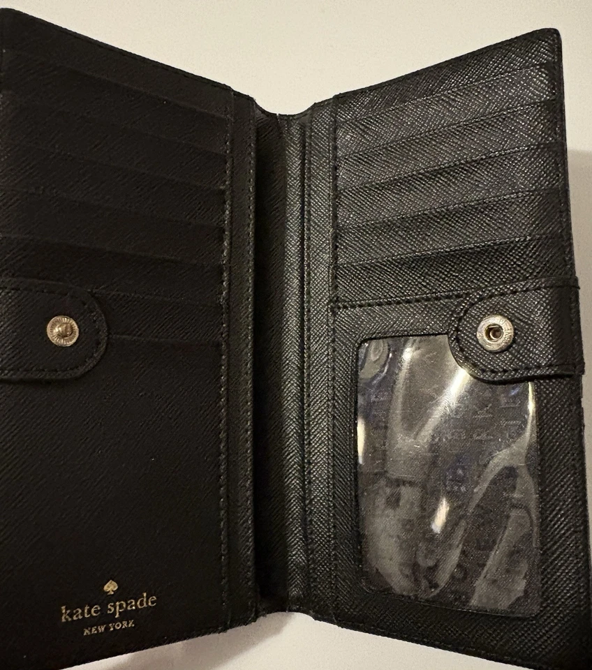 Juego de Cartera y Cartera Bandolera Kate Spade a Cuadros Negro y Rojo Foto 4 de 4