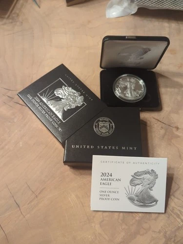 2024-W American Silver Eagle Proof - With OGP