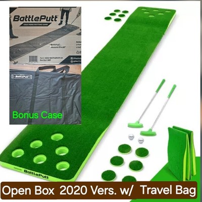 GoSports BattlePutt 11' Golf Pong Game BONUS PRO CARRY BAG Open Box 2020 NOS