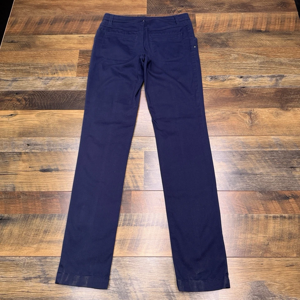 Pantalones ajustados Lole para mujer 2 azul marino tiro medio elásticos Foto 2 de 4