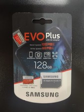 Samsung Memory 128GB EVO Plus Micro SDXC UHS-1 card with Adapter Class 10 -UK