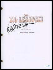 Ethan Coen "The Big Lebowski" Director AUTOGRAPH Signed Script Screenplay ACOA