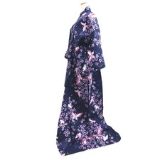 10752D3 Cotton Japanese Kimono Yukata Butterfly