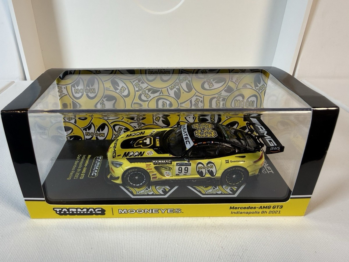 🔥Tarmac Moon Eyes 1:43 Mercedes AMG GT3 Indianapolis 8h 2021