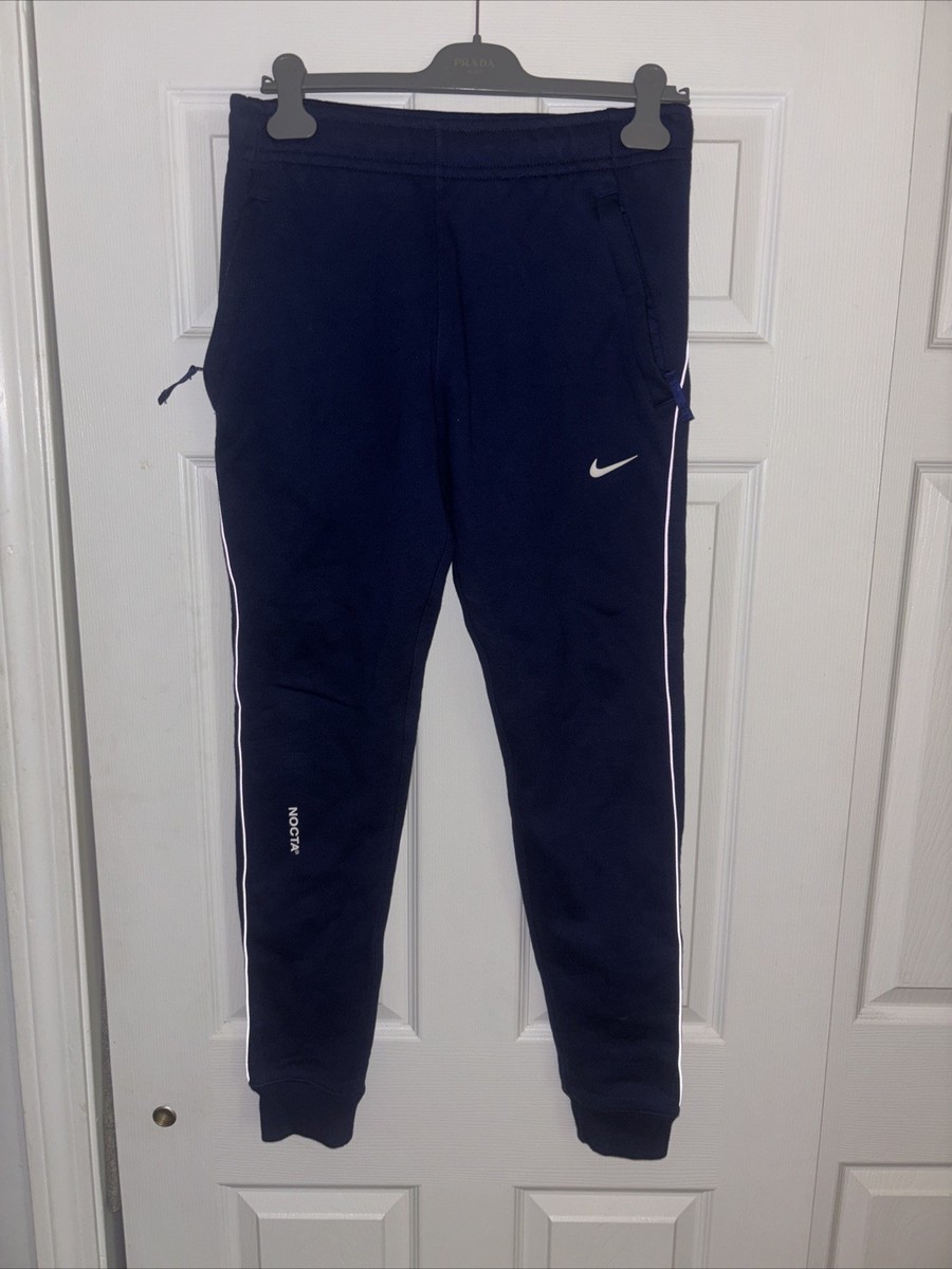 Nike NOCTA Cardinal Stock Tech Fleece Pants Navy Blue Size XS