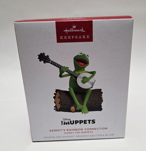 Hallmark Andenken Ornament 2025 Magic Disney Muppets Kermit's Rainbow Connection