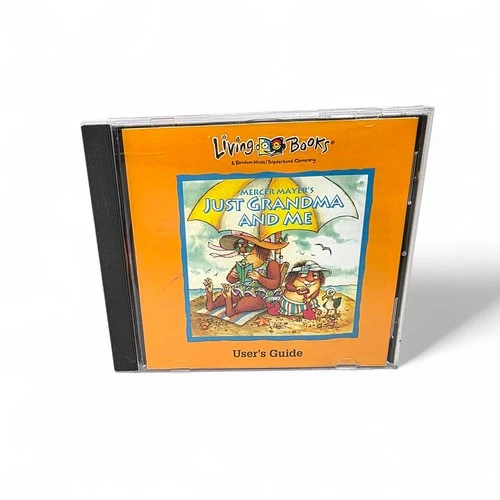 Living Books Just Grandma and Me Mercer Mayer PC CD ROM Game User Guide