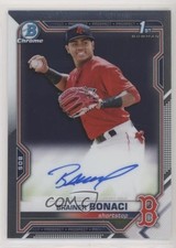 2021 Bowman Chrome Prospects Auto Brainer Bonaci #CPA-BB Auto 7i2