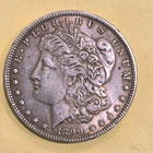 1890-P Morgan Silver Dollar  - 90% Silver  circulated coin