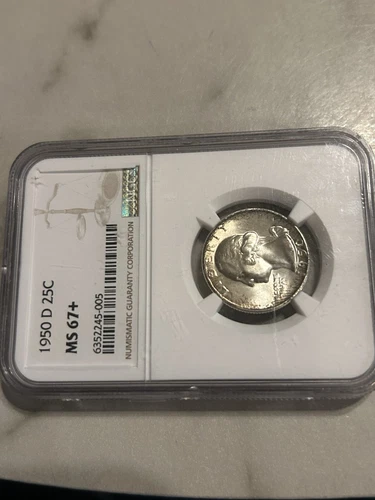 1950 d NGC Ms 67+ Washington Quarter Spectacular! Check My Listings👊😊