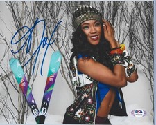 Autographed Alicia Fox photo  PSA certified