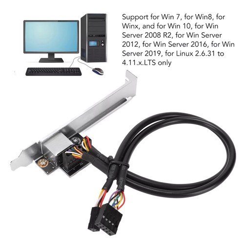 RTL8111H Mini PCI E Gigabit Ethernet Card 10Mbps 100Mbps 1000Mbps Free Drive New - Picture 6 of 14