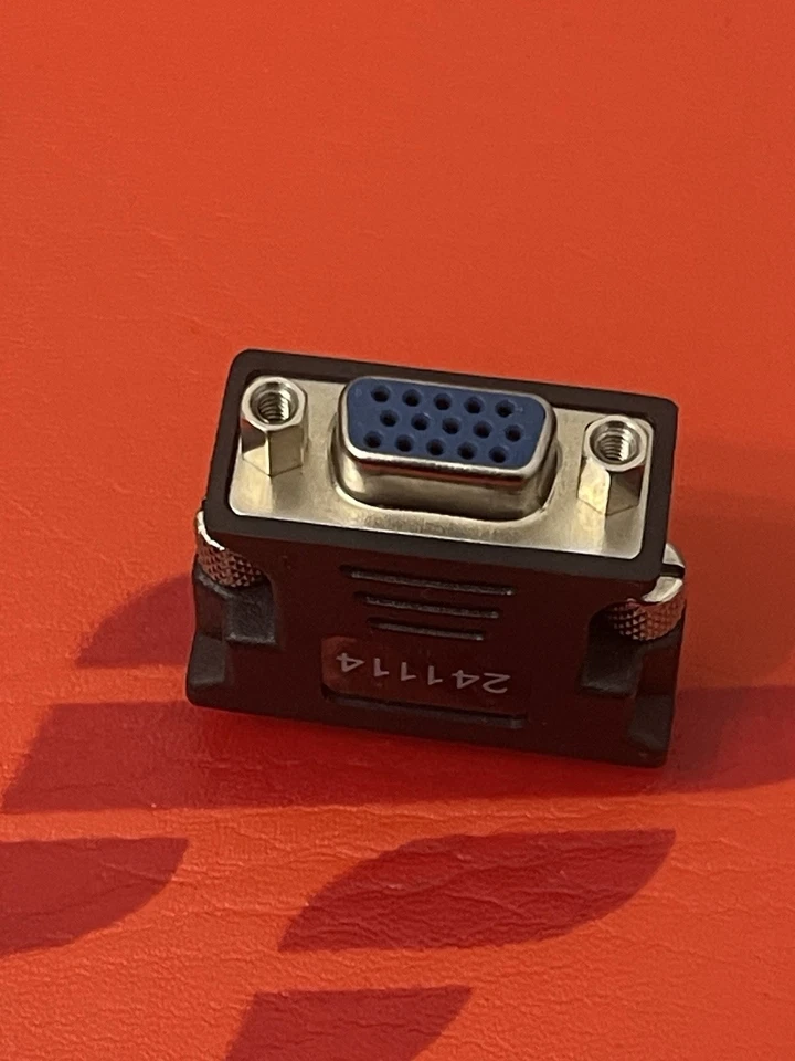  VGA to DVI-D Adapter - DVI 24+1 Male SVGA 15 Pin Female Converter for PC Laptop - Image 4 of 4