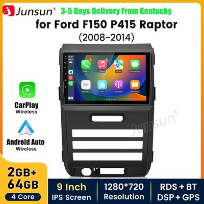 2+64GB Carplay Android15 For Ford F150 F-150 2008-2014 Car Stereo Radio GPS Navi