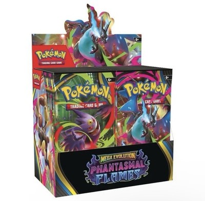 Pokemon Mega Evolution Phantasmal Flames Booster Display Box BRAND