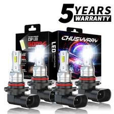 For Chevy Silverado 1500 1999-2006 LED Headlight 9005 9006 Hi-Low Beam 4x White