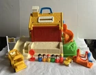 Vintage 1988 Fisher Price Little People School Playground #2550  Complete Bus
